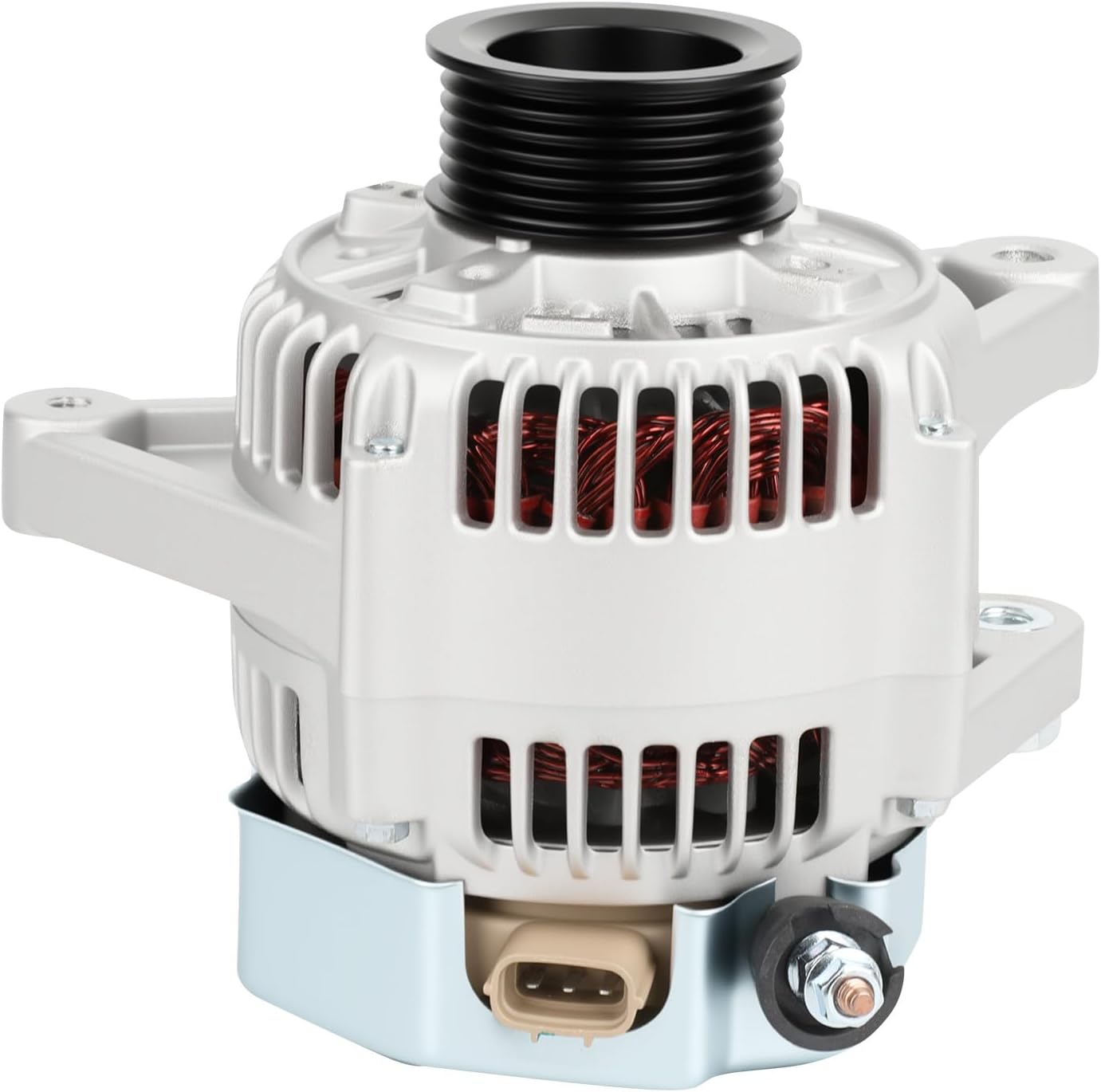 New Alternator for Toyota Avalon 1998-1999,for Toyota Sienna 3.0L 1998-2003 98 99 00 01 02 03 High Output 100Amp Alternator 13806N 13806 101211-7670 121000-3800 27060-0A040 27060-0A040-84 27060-20090