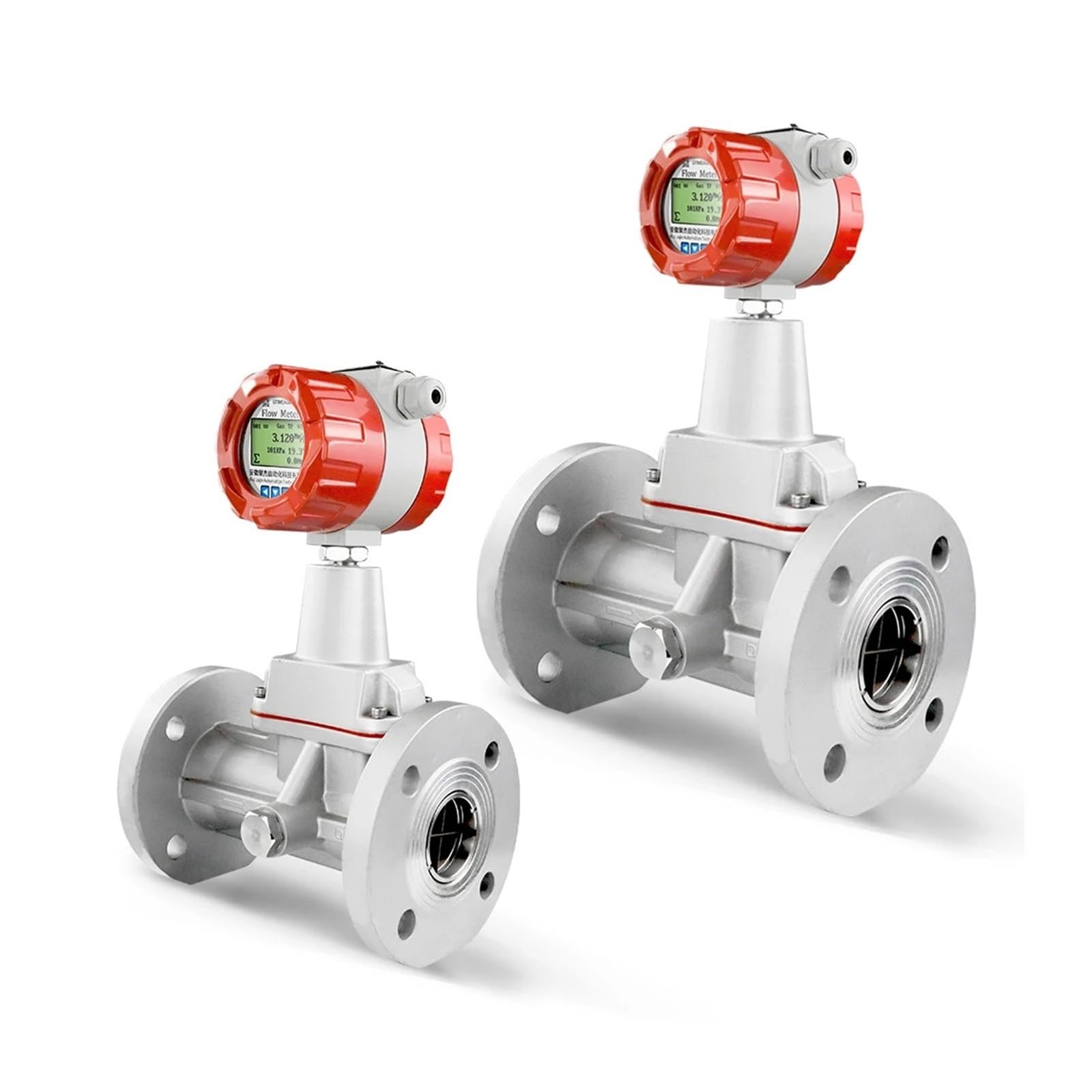 KSZHZYMGX 1pcs Digital Gas Flow Meter Flowmeter Precession Vortex Flowmeter DN25 DN50 Flowmeter(DN40(ATEX))