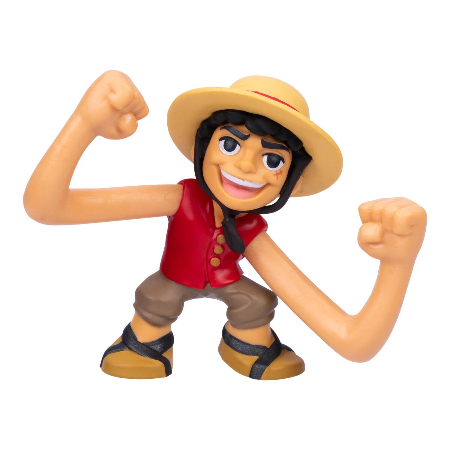 Pack De 5 Minifiguras De One Piece De Netflix – Luffy, Zoro, Chopper, Mr.5 Y Wapol De 5 A 6,35 Cm Para Coleccionar Y Jugar