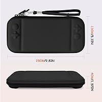 Vista 2 de Simfree Nintendo Switch portable case,Black nintendo switch case compatible with Nintendo SwitchSwitch OLED,fortnite switch bag,Carry Case for