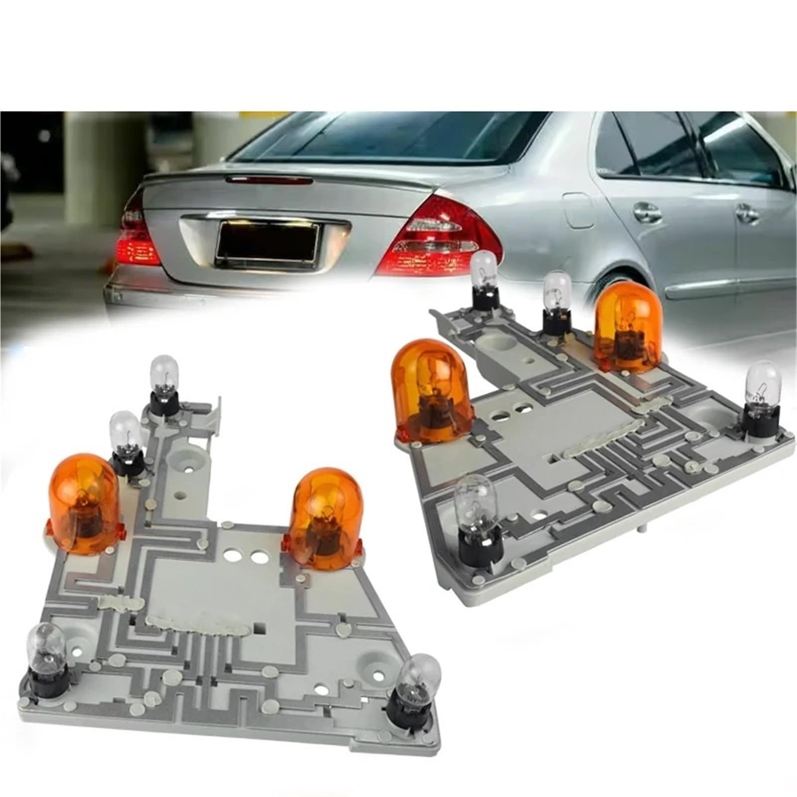 Luz Trasera Circuito Para Benz Clase E W211 2003-2006 A2118200277 12 V Luz Trasera Izquierda Derecha Soporte De Bombilla Luz Trasera De Coche O/S Luz Trasera Portalámparas(Left)