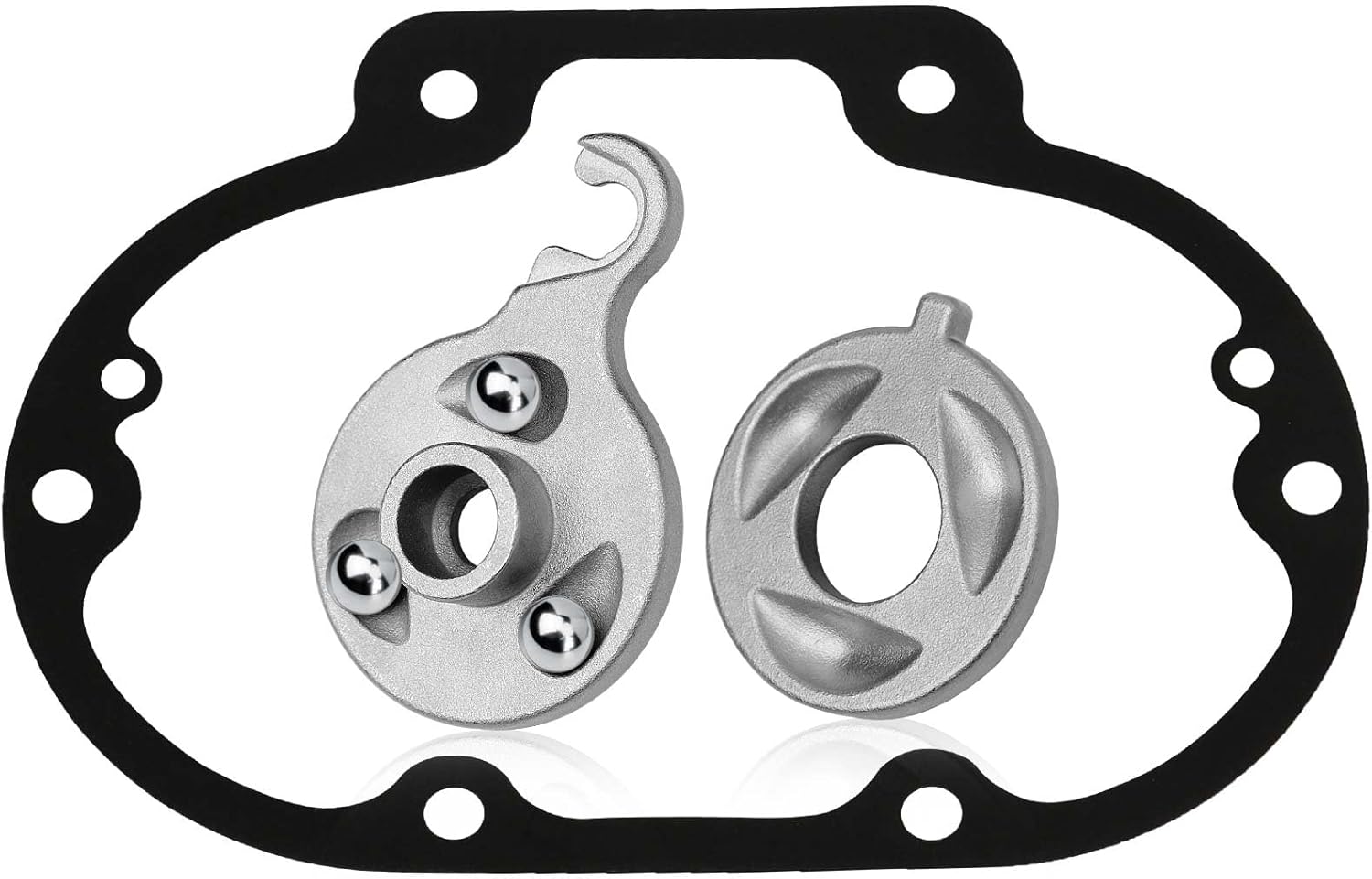 Motorcycle Easy Lever Pull Power Clutch Kit Compatible with Harley Davidson Big Twin Dyna Softail Touring 1987-Up & 2018-Up M8 Mechanical Clutch Models W/Clutch Release Cover Gasket