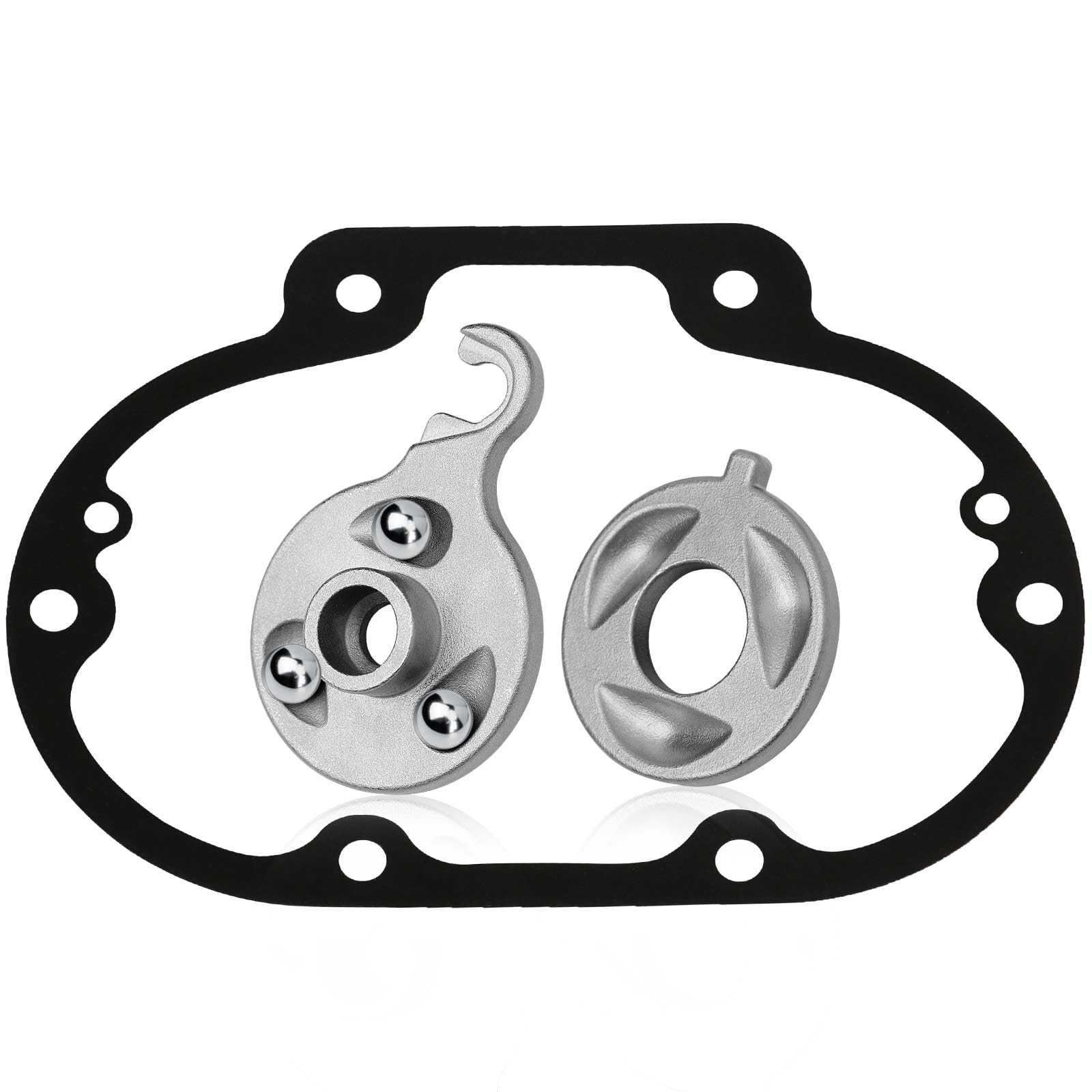 Motorcycle Easy Lever Pull Power Clutch Kit Compatible with Harley Davidson Big Twin Dyna Softail Touring 1987-Up & 2018-Up M8 Mechanical Clutch Models W/Clutch Release Cover Gasket