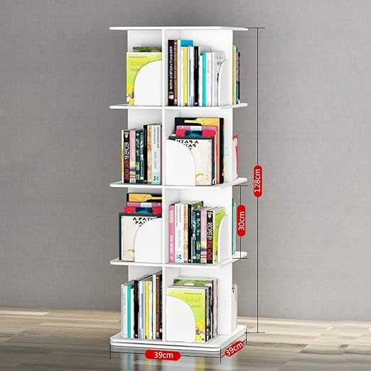 Amazon 本棚 学生 シンプル 本棚 フロア モダン ミニマリスト 子供用 小さな本棚 収納棚 大容量 39x39x128cm Hul 040 本棚 オンライン通販
