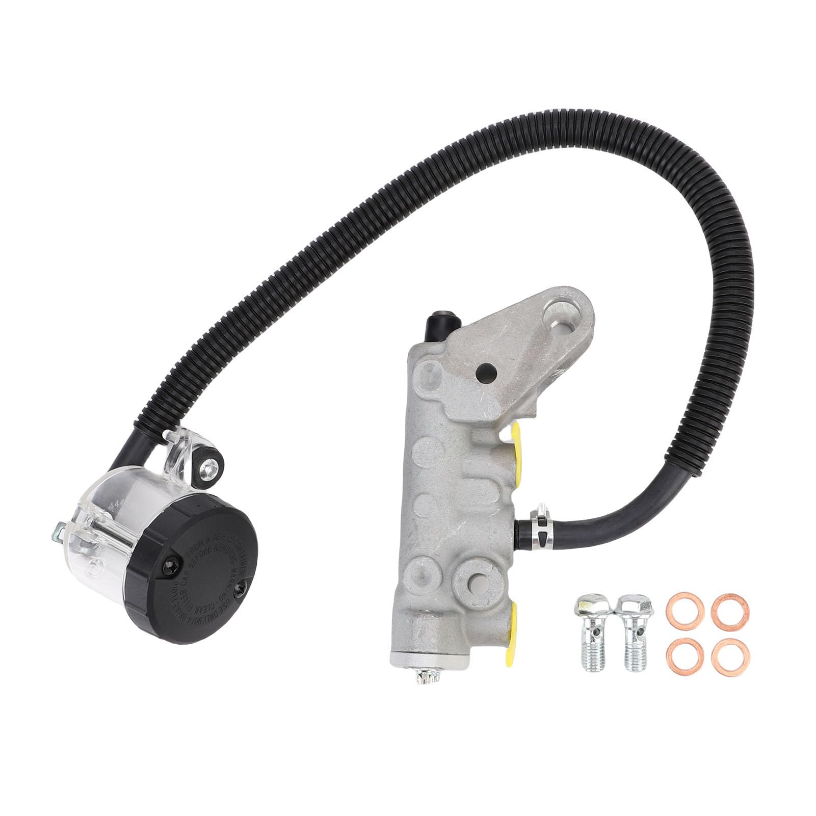 Pyhodi Hauptbremszylinderpumpe für die Hinterradbremse, Powersports-Bremszubehör, 705601273 Ersatz für Renegade 500 570 650 800R 850 1000/R, Ersatz