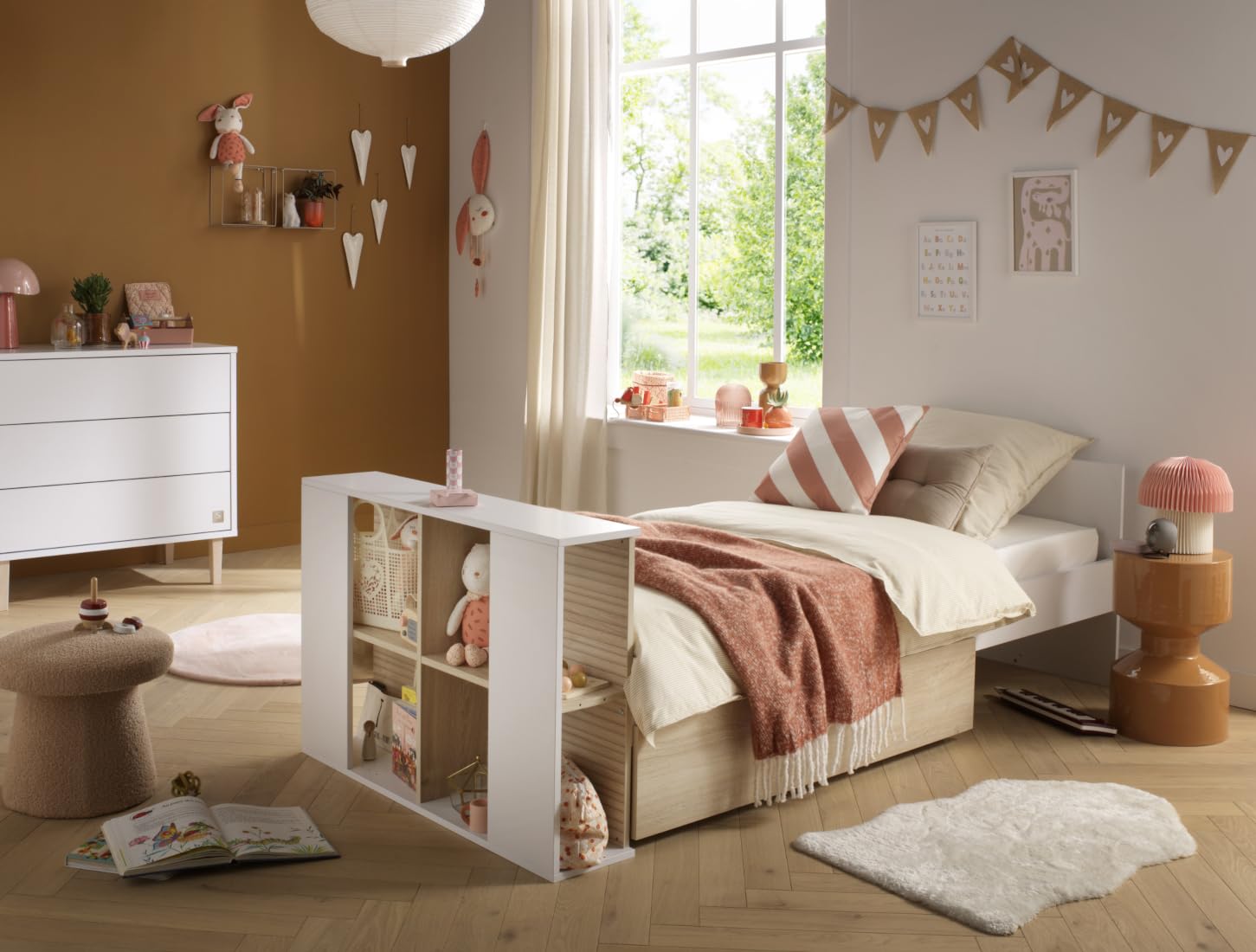 Sauthon Lit bébé 120x60 Transformable en lit 90x190