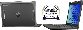 Extreme Shell-F2 Slide Case for HP Fortis X360 Chromebook G5 11" Gray/Clear - For HP Chromebook - Gray, Clear - Shock Absorbing, Scratch Resistant, Damage Resistant, Impact Resistant, Dirt Resi