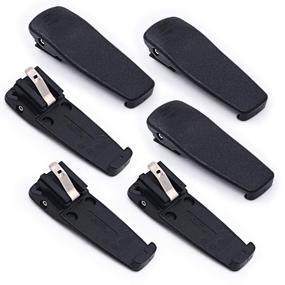 ABSTDEALRLN5644 Belt Clip for Motorola DP1400 DEP450 PR400 CP200 CP200D CP200XLS CP040 CP140 CP150 PMNN4251 NNTN4497 NNTN4970 NNTN4851 6 PCS