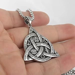 Amazon.com: NIGHTCRUZ Witch Knot Necklace - Triple Goddess