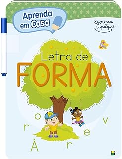 Aprenda em Casa Escreva e Apague: Letra de Forma