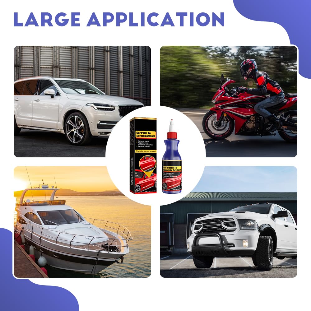 Car Scratch Remover, Polish Pour Voiture Enlever Les Rayures, Enlèvement Rapide Des Rayures Pour Voitures, Pâte à Enlever Les Rayures De Voiture (1 Pcs