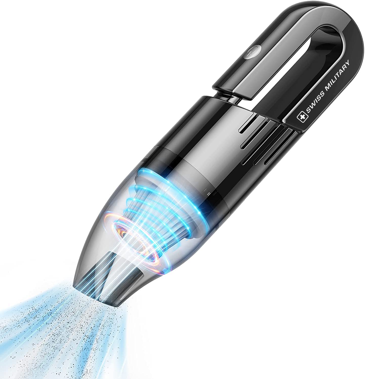 Swiss Military Portable Vacuum Cleaner for Car, Rechargeable | Car Vacuum Cleaner Wireless with 3 Attachments, Dry & Wet Suction| 6000PA Powerful Suction, 120W Motor, 2000 mAh Battery, 12V, Black, 1 (B09SZ5TWHW) Amazon Price History, Amazon Price Tracker