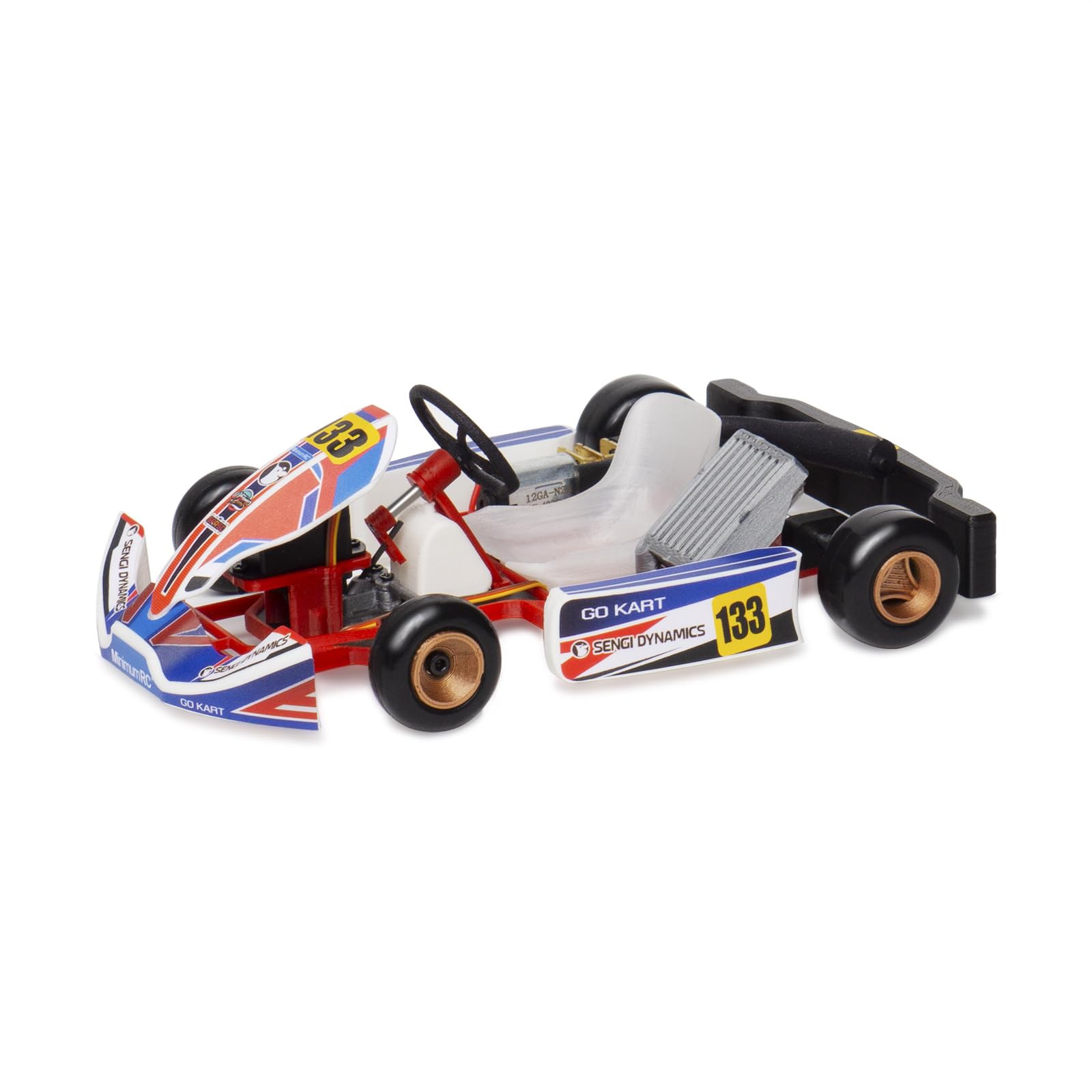 Amazon.co.jp: ミニラジコンカー MinimumRC Sengi Kart-80 RCカート 低
