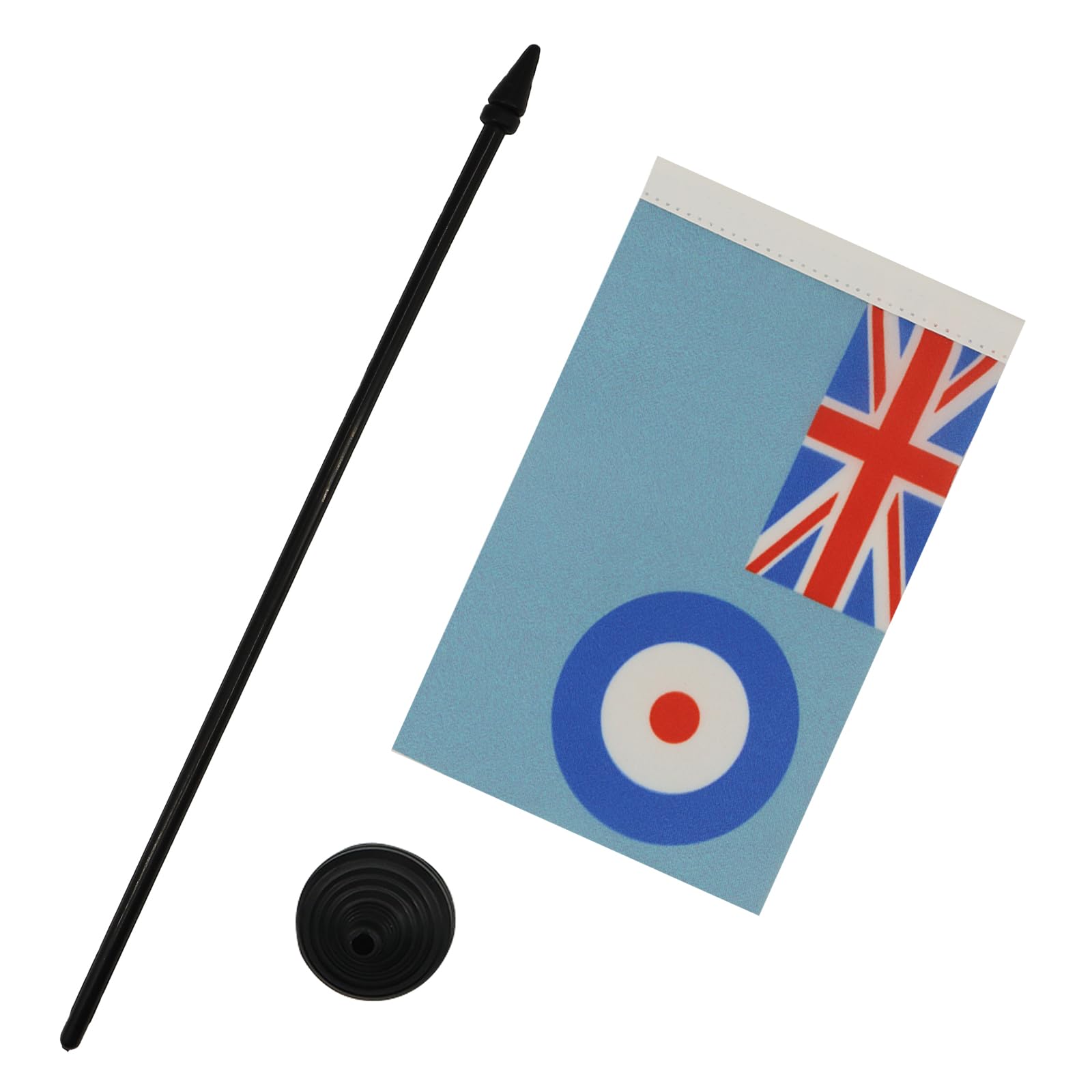 AZ FLAG, RAF Ensign Table Flag 4'' x 6'', Royal Air Force Ensign Office Mini Banner 100% Polyester 15 x 10 cm - Image 3