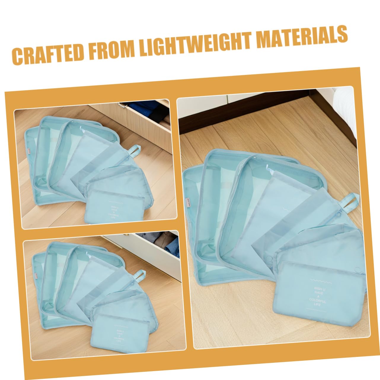 Set di Sacchetti Organizer da Viaggio 14 Pezzi Oxford | Design Multicomparto, Opzioni di Trasporto Versatili, per Lunghi Spostamenti e Trasferte di Lavoro