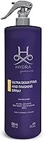 Hydra Professional Ultra Dematting & Finishing Spray for Dogs & Cats - Long Hair Detangler, Shiny Coat Booster