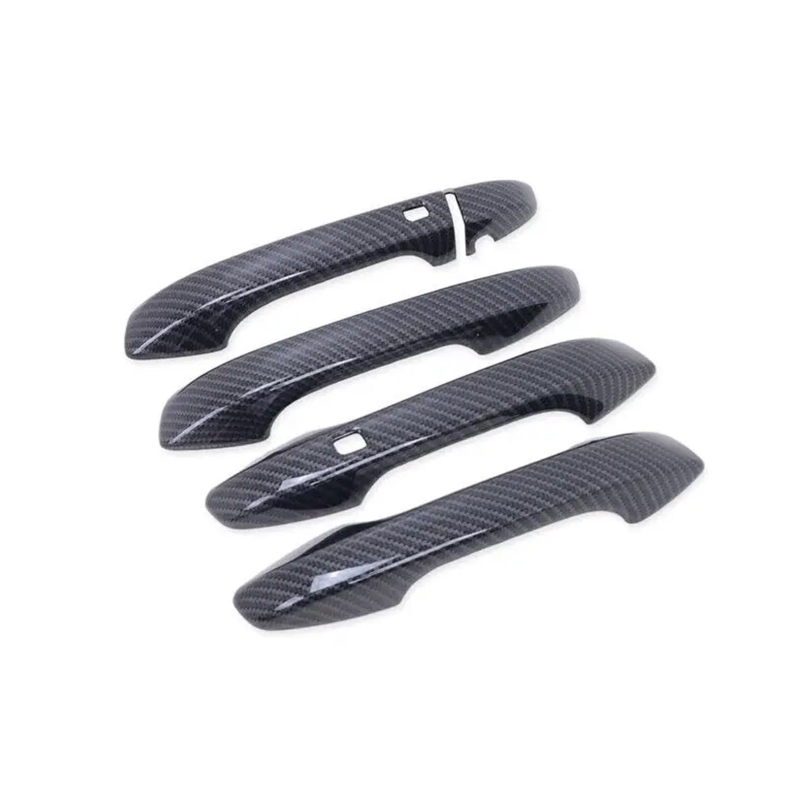 Mrrrvfoex Carbon Fiber Door Handle Trim Compatible With Kia For Forte For Cerato For K3 2019 2020 2021 2022 Car Accessories Car Exterior Door Handle Decoration Shell(Carbon Fiber)