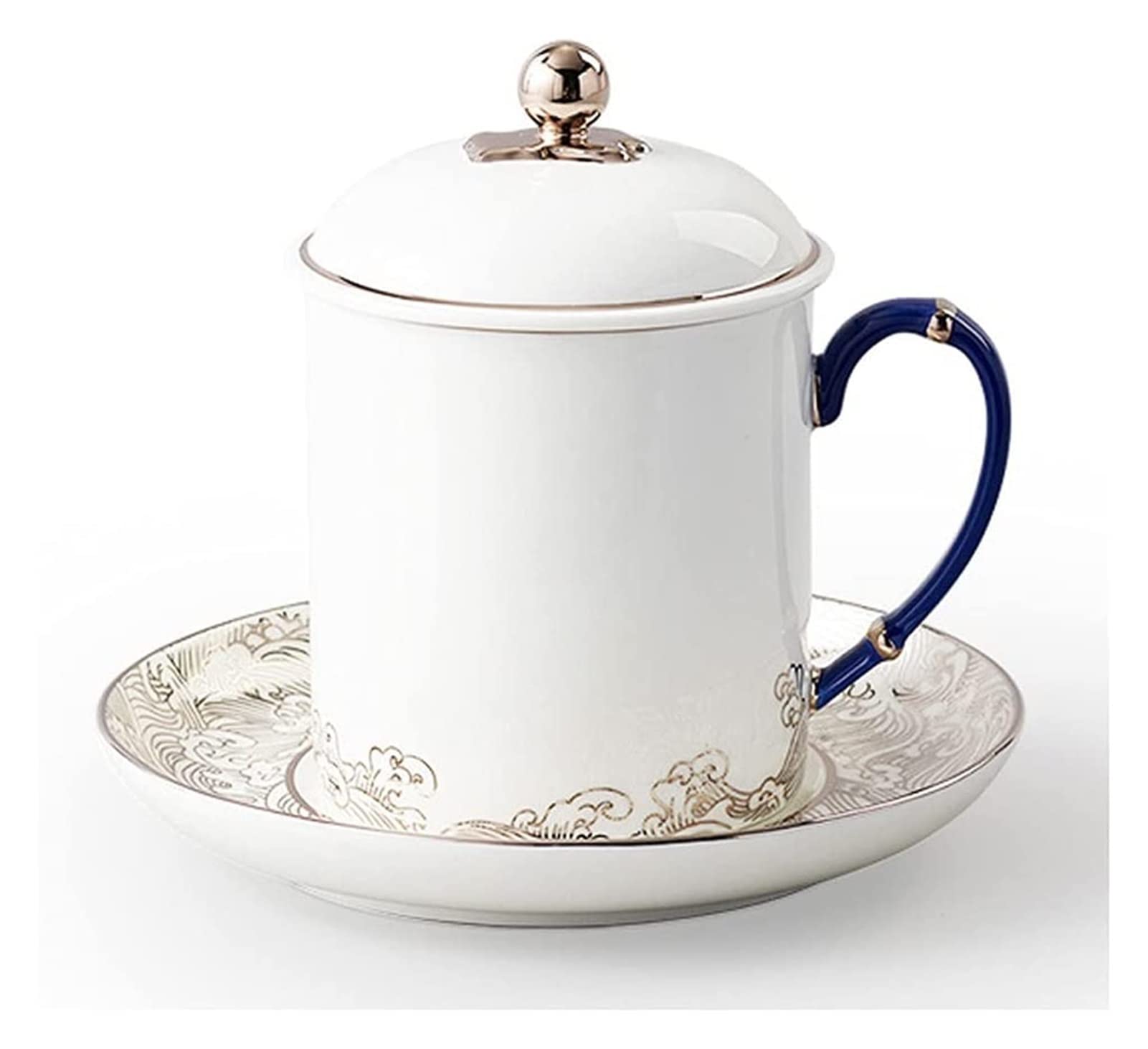 kubek kubek kawy duży kubek herbaty do biura i domu kubek kawy odpowiednie kubki porcelanowe do mikrofalówki biały kubek (kolor: A)