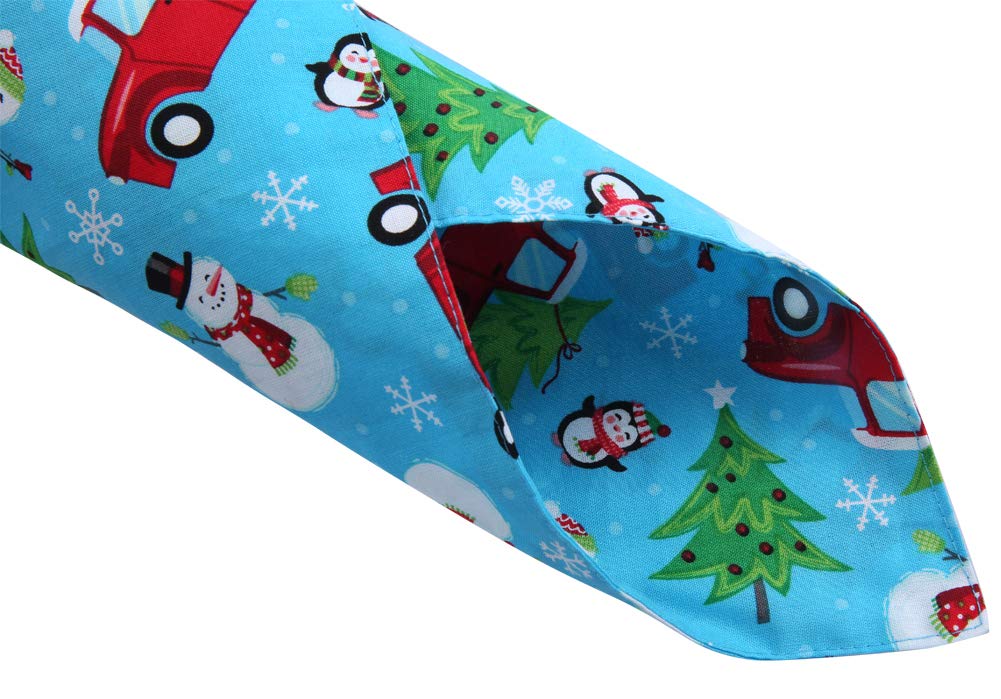 Paquete de 4 pañuelos de Navidad Reversibles para Perros, Gatos, Mascotas