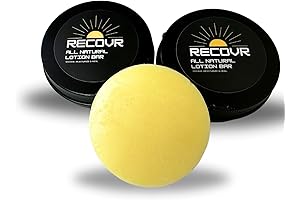 Recovre All Purpose Lotion Bar 2pack - Aromatherapy Balm Soothes and Moisturizes Dry Cracked Skin