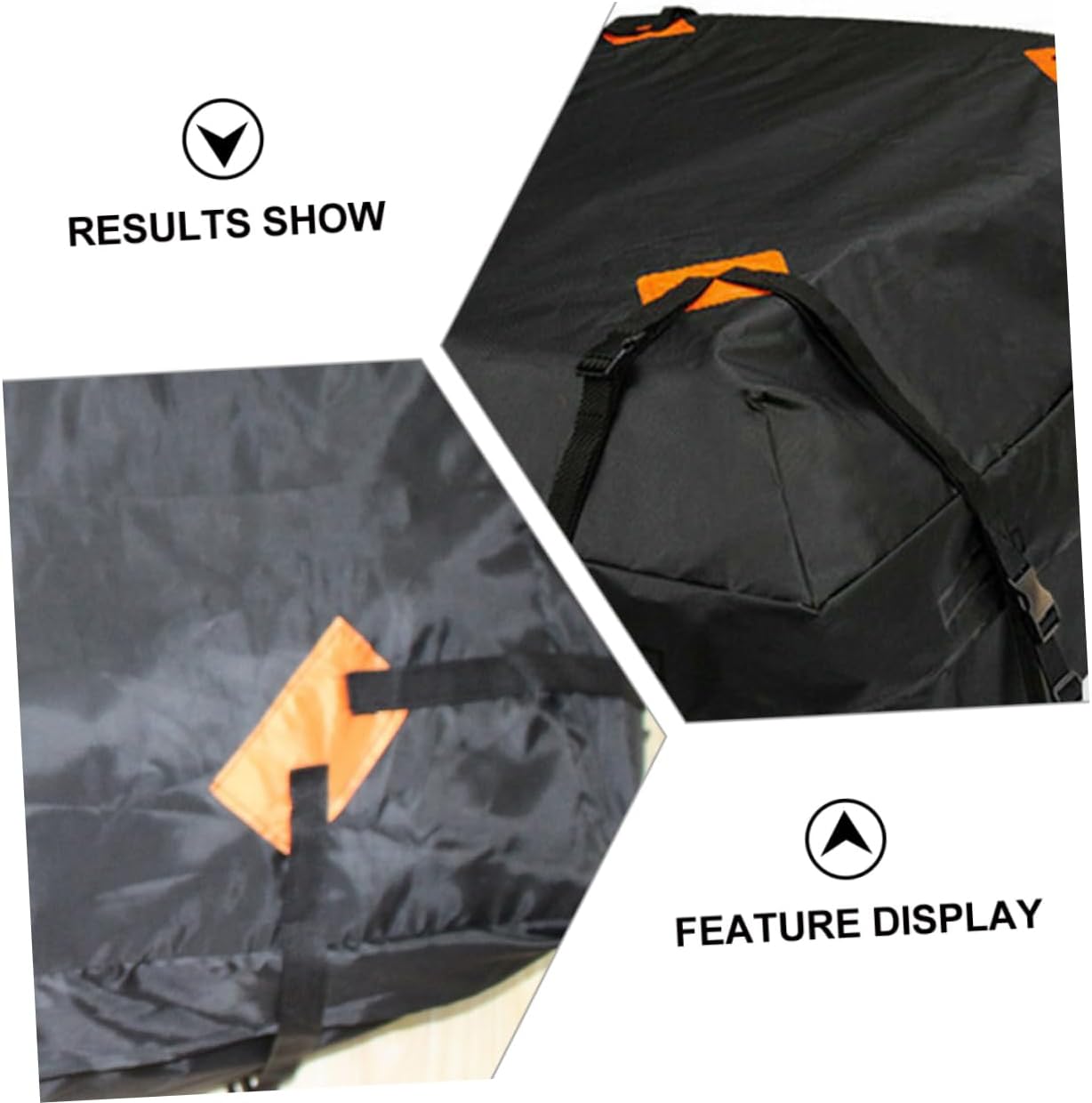 STOBAZA Waterproof Car Roof Bag 420D Oxford Cloth Sturdy Vehicle Cargo Carrier for Luggage Storage and Dustproof for Outdoor Travel