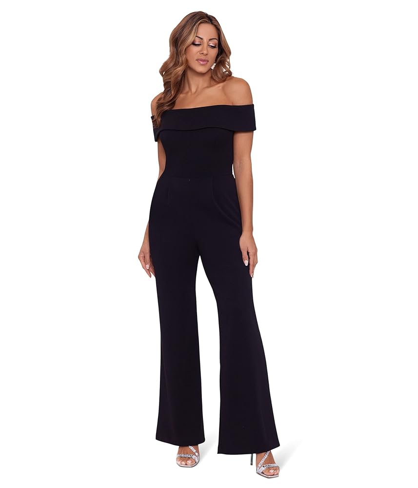 Amazon.com: Xscape Over-The-Shoulder Scuba Crepe Jumpsuit Amazon.com: Xscape Over-The-Shoulder Scuba Crepe Jumpsuit