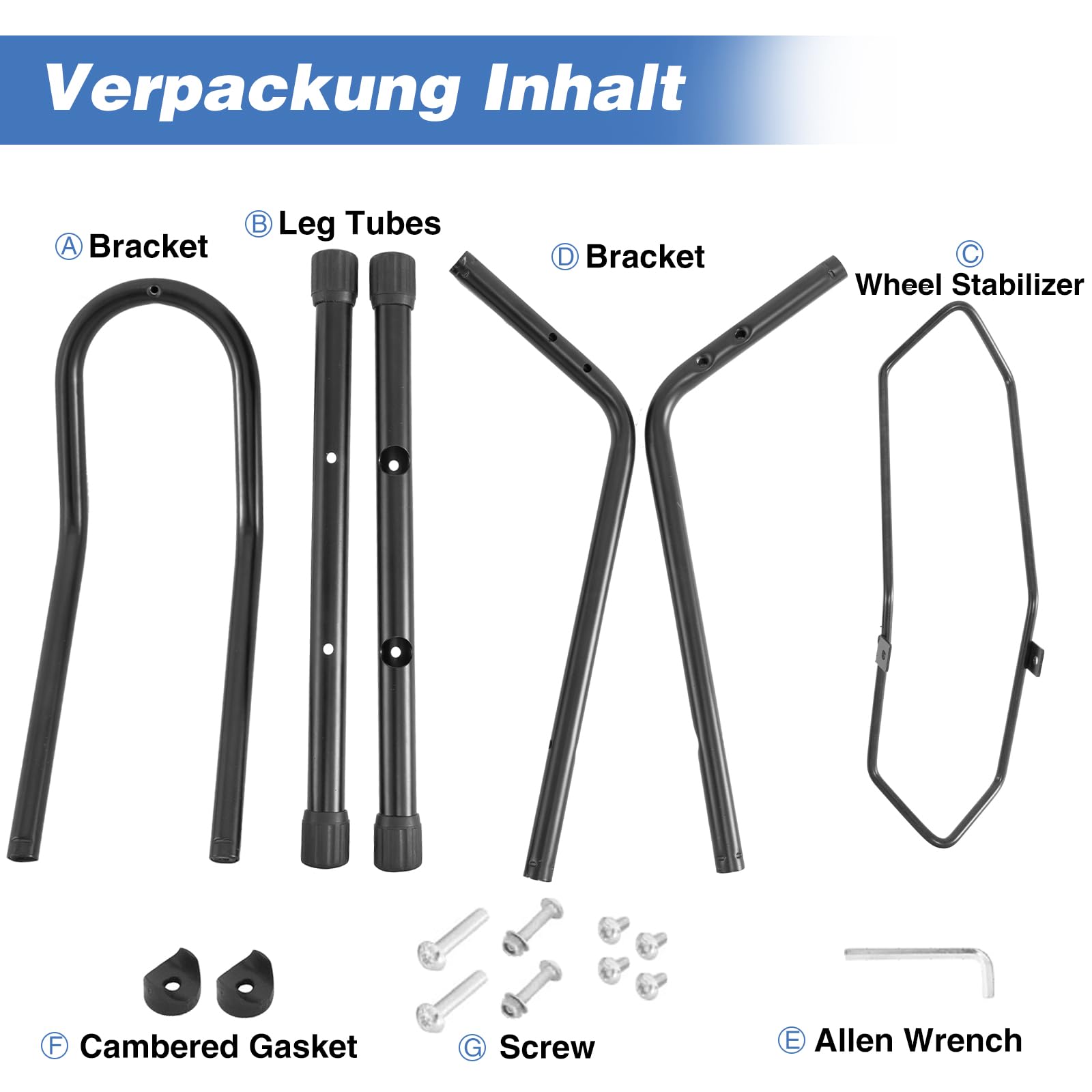 Lot de 2 Supports Réglables Professionnels en Acier pour Vélos - Stable pour VTT, Électriques et de Route de 20 à 29" (Noir-2 supports de vélo, Convient aux vélos de 20 à 29 pouces)
