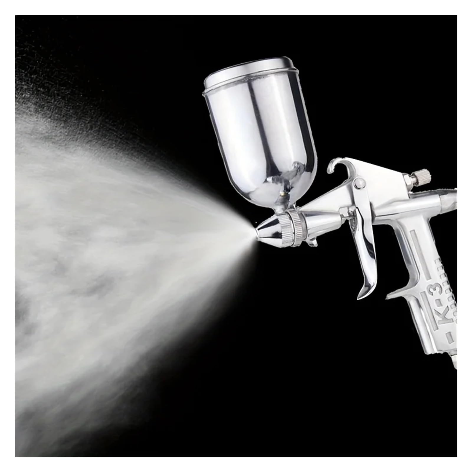 125 ml Mini pistolet natryskowy - 0,5 mm dysza pneumatyczny do profesjonalnej naprawy lakierniczej samochodów,Wysoka wydajność