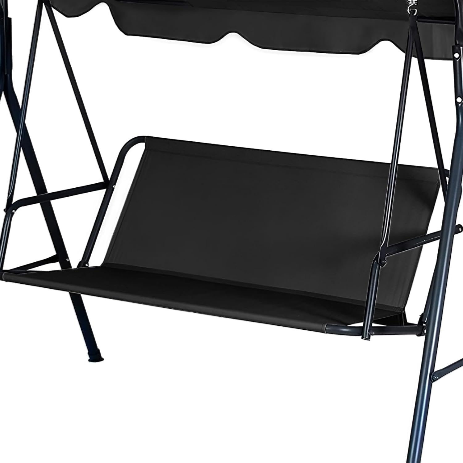 Fodera di ricambio per seduta di dondolo Hollywood, coprisedile per altalena da giardino, tessuto Oxford 900D impermeabile e antistrappo, fodera per dondolo da 2 e 3 posti 115 x 48 x 48 cm