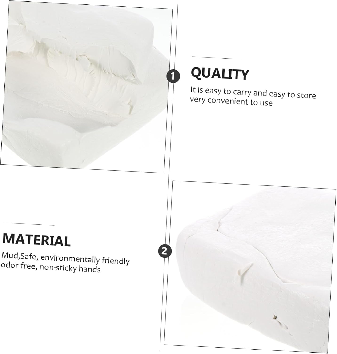 OSALADI Premium DIY Polymer Clay Multi Purpose Sculpting Material for Crafts Easy to Use and Store for Artists Pure for Creative Projects