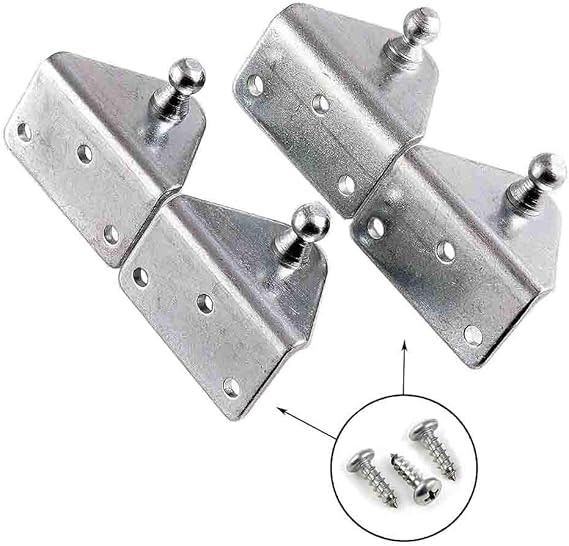 Gas Spring Lift Support Mounting Brackets 10mm Ball Stud (2 Pair 10