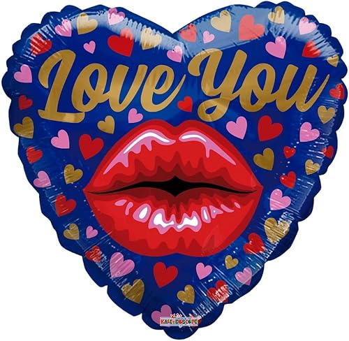 Miniatura 3 de Viva Party Ramo de globos con texto en inglés I Love You Happy Valentines Day globos Te Amo 5 globos
