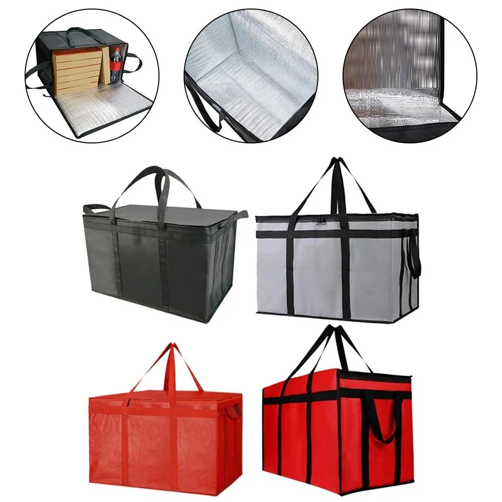 Bolsa térmica, Bolsa de picnic gran capacidad, portátil, isotérmica, for comida, pizza, reparto, nevera, ideal for fiestas y acampadas