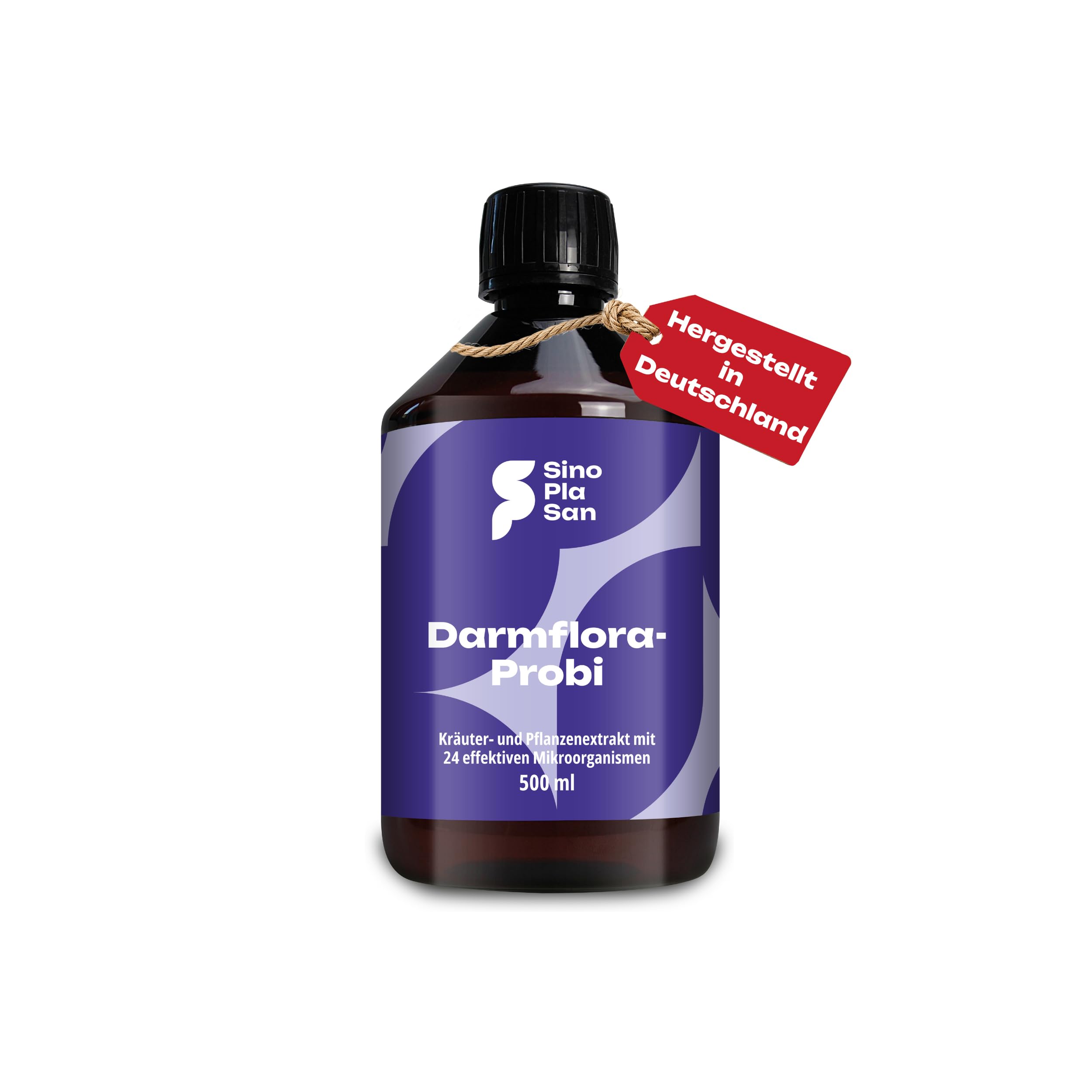 Darmflora-Probi forte EM24 | 24 lebende Bakterienstämme | 30 Mrd. KBE | sofort koloniebildend | 500 ml | natürlicher Herstellungsprozess