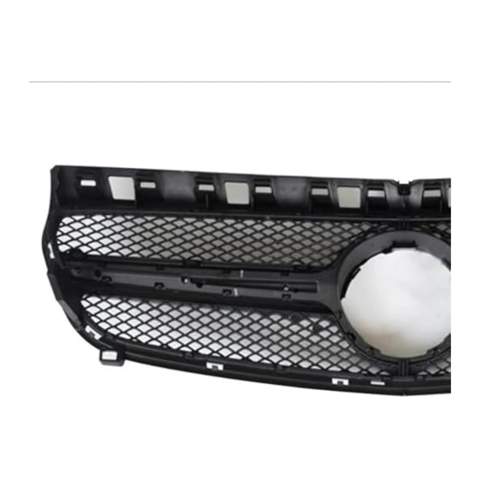Für Benz W176 A Klasse 2013 2014 2015 A200 A180 A250 Kühlergrill Auto Oberen Stoßfänger Haube Mesh Front Niere Grille Front Nierengrill Grills(Schwarz)