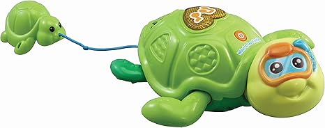 VTech Baby & Toddler Toys,Bath Toys VTech Wind & Go Turtle, Baby Bath Toys, Cute Baby Interactive Toy with Musical Features, Kids Water Toys for Learning and Development, Kids Bathroom Accessories, Toys for Toddlers Aged 1 Years +