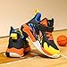 Girl's Boy’s Basketball Shoes Kids Fashion Comfortable Sneakers Breathable Leightweight Outdoor Sport Non Slip Shoe Orange Size 10 for 5 Bid Kid