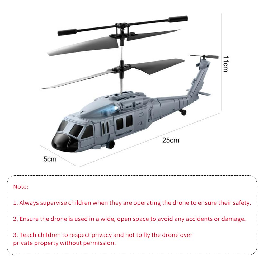 Helicóptero RC con reconocimiento de gestos inteligente y función de prevención de obstáculos, helicóptero teledirigido para adultos, niños y principiantes