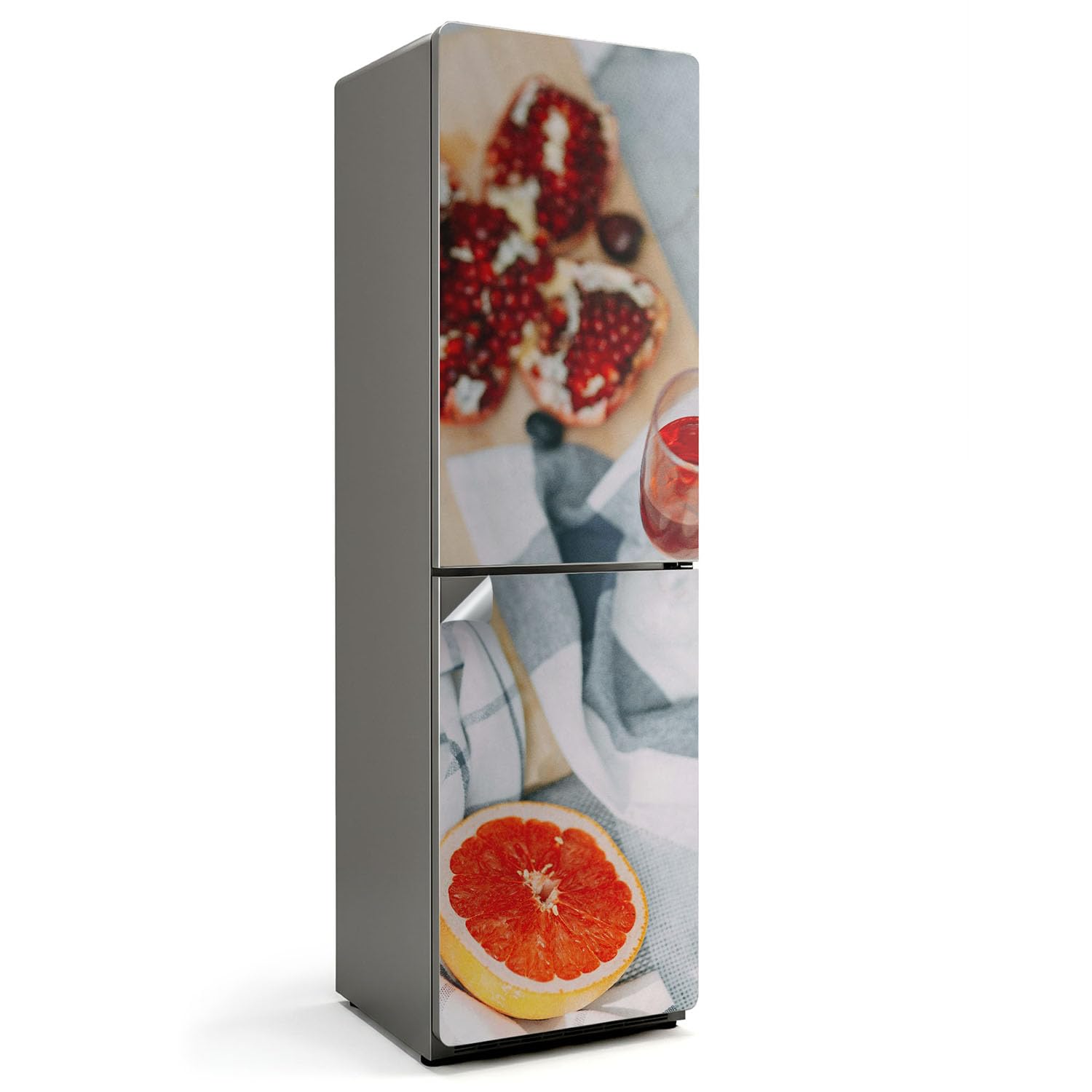 Stickers pour Réfrigérateur 60x205 cm Décoration Fruits sur la Table