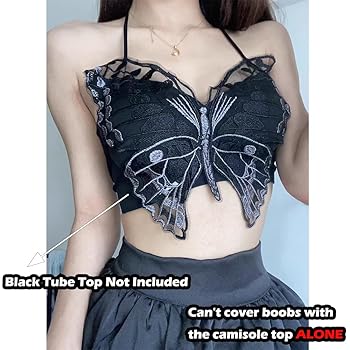 【値下げ中】S butterfly halter tops Women Butterfly Halter Top Sexy Lace Up Camisole Backless