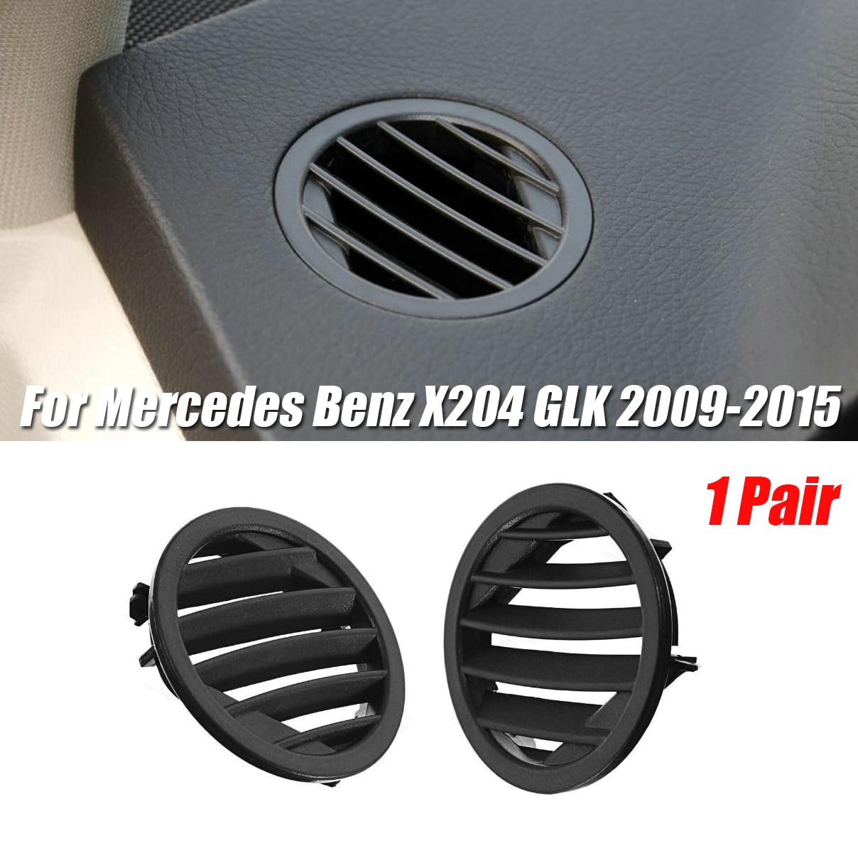 Left Rear Vent Mercedes C-Class W204 AC Vents Left & Right Air AC Vents For Mercedes ...