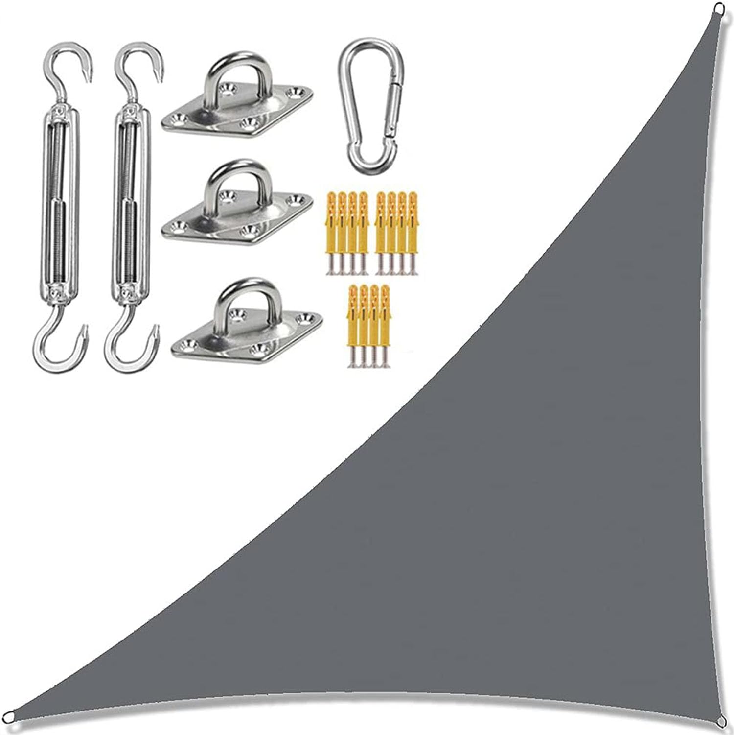 Voile d'ombrage triangulaire : protégez vos enfants du soleil au jardin et en camping