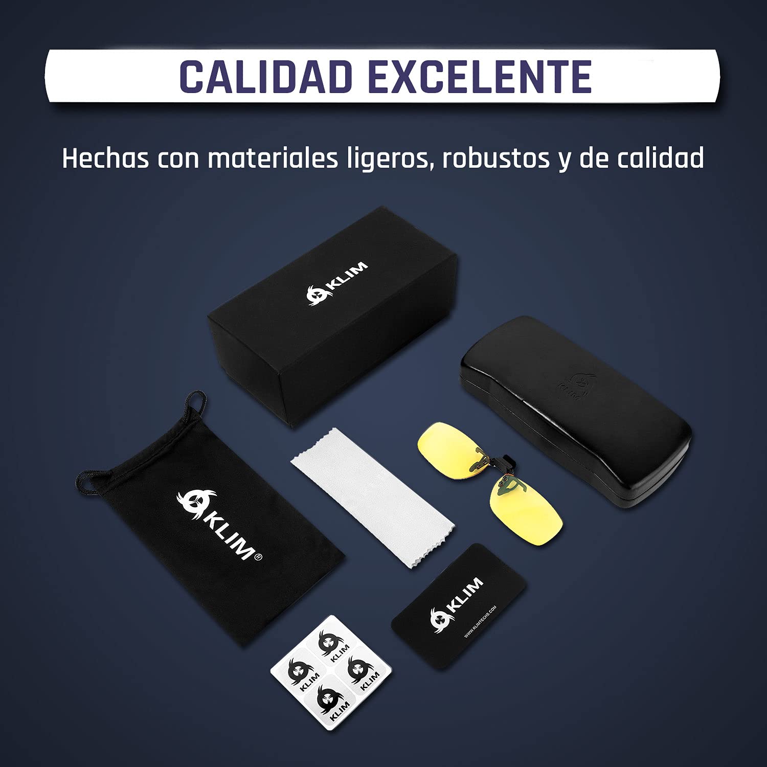 KLIM Optics - Gafas para ordenador anti luz azul - NUEVO 2024 - Evita la fatiga ocular - Gafas gaming para PC, Móvil TV, Tablet - Alta protección - Potente filtro de luz azul 92% - Anti UV