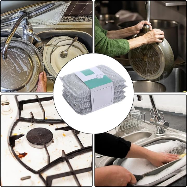 Greenhood Sponge Scrubber 8pcs 2