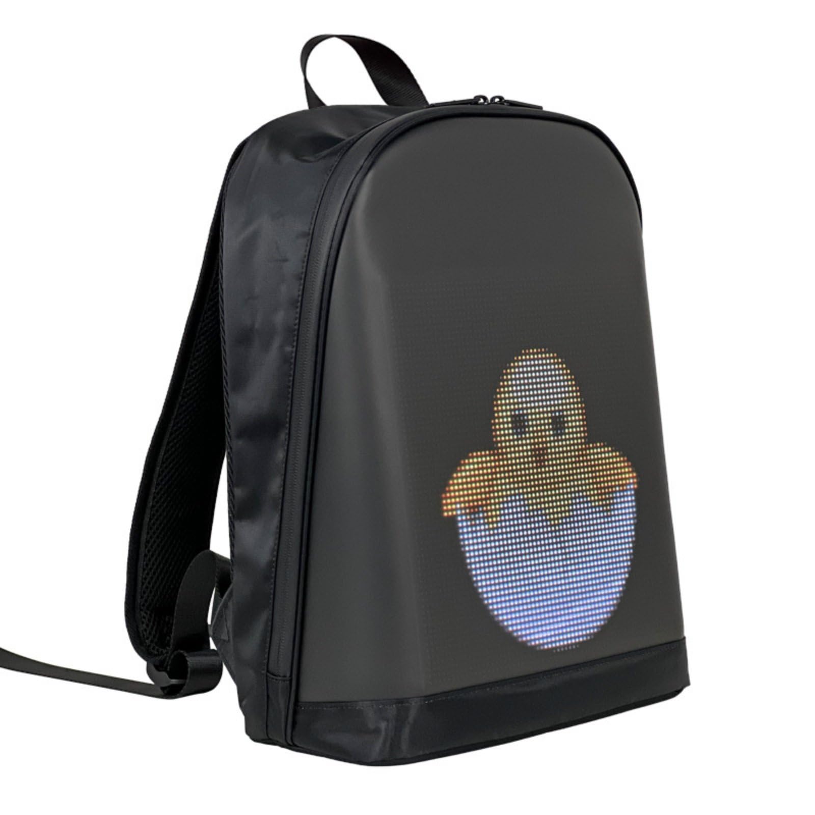 Zaino LED Programmabile Studente Display Luminoso con Schermo Personalizzabile da Smartphone Impermeabile Struttura Leggera con, Nero