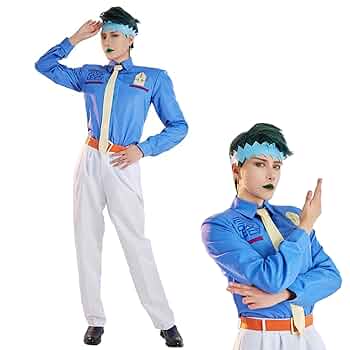 【ジョジョの奇妙な冒険】岸辺露伴　コスプレ衣装一式　靴・ウィッグ ジョジョの奇妙な冒険】岸辺露伴 コスプレ衣装一式 靴・ウィッグ