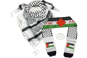 Palestine Flag Scarf & Shemagh