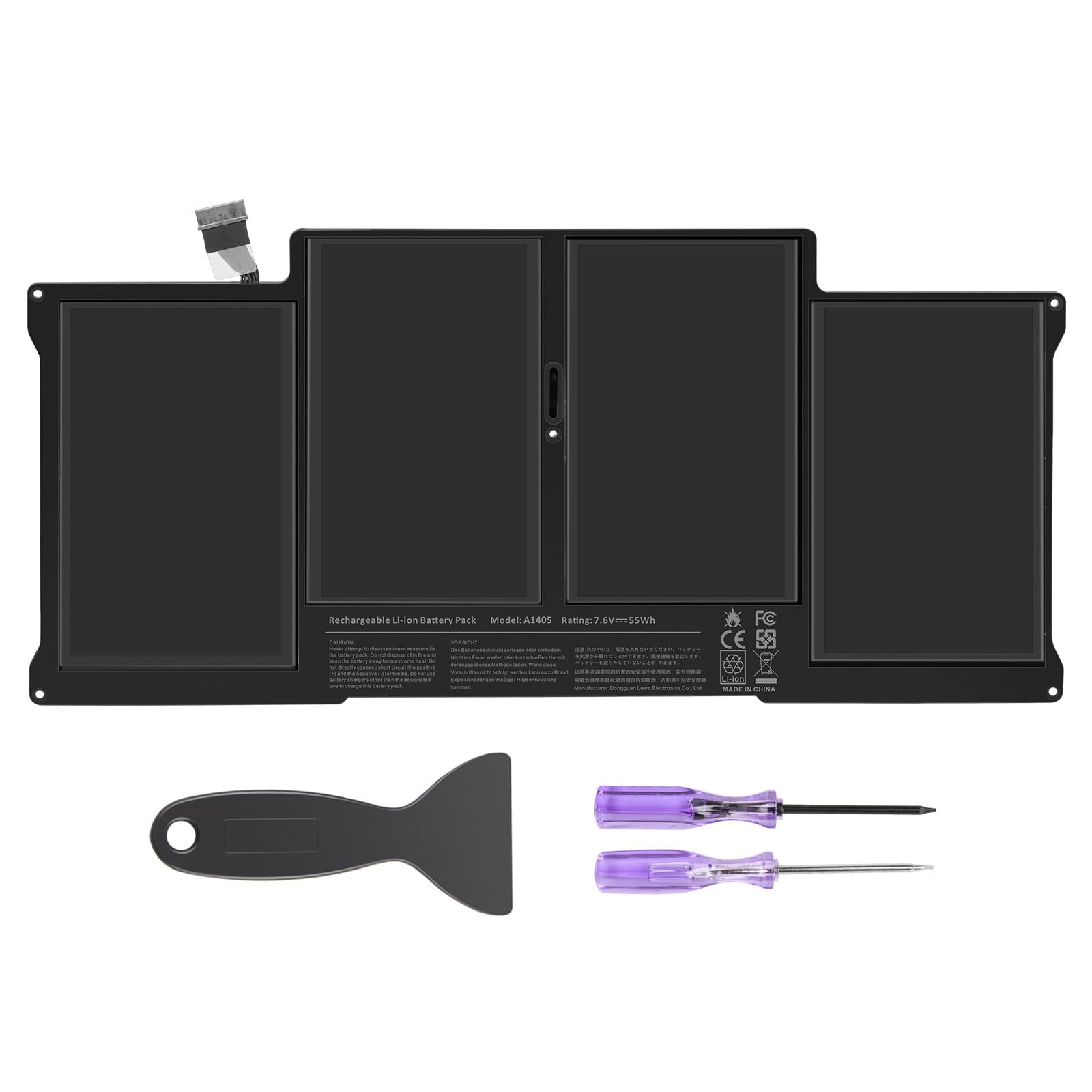 ASUNCELL Batteria per laptop per MacBook Air 13 pollici A1466 (2012 metà 2013 inizio 2014 2015) A1369 (fine 2010 metà 2011) A1377 A1405 A1496 020-7379-A 020-8143-A 661-5731 661-6055