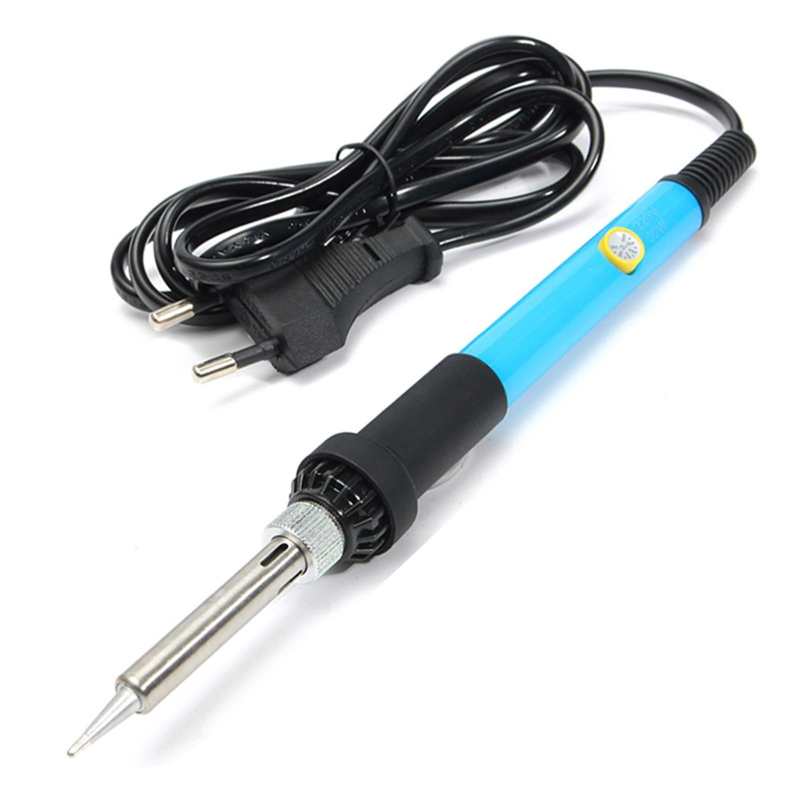 Kit saldatore, Saldatori elettrici da 60 W, ferro da stiro elettrico regolabile in temperatura, mini manico, saldatore a matita termica, strumenti di saldatura per metallo, elettrico, fai da te (Colo