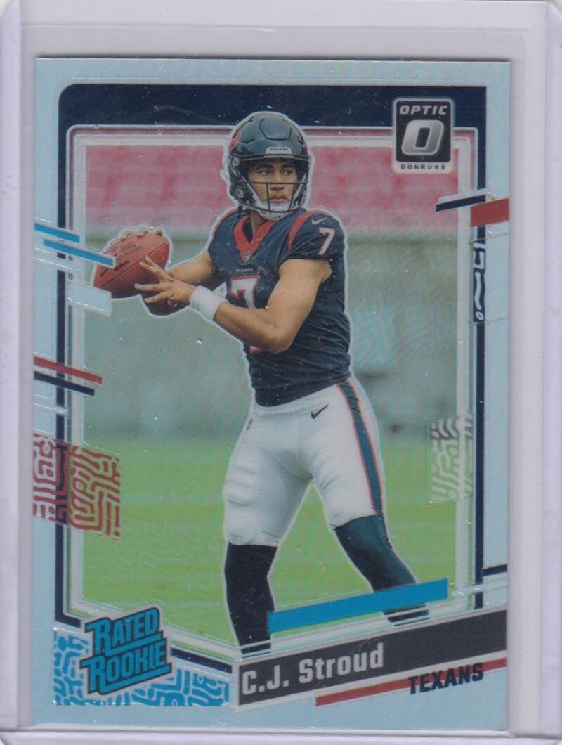 Football Trading Card 2023 Donruss Optic Holo #244 C.J. Stroud EX++ Excellent++ RC Rookie Texans